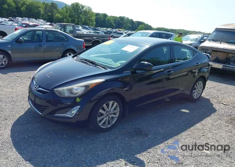 2015 Hyundai Elantra Se from USA, damaged, VIN 5NPDH4AE4FH589139
